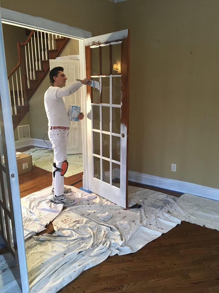 Interior residential painting on longview ave in towaco nj
