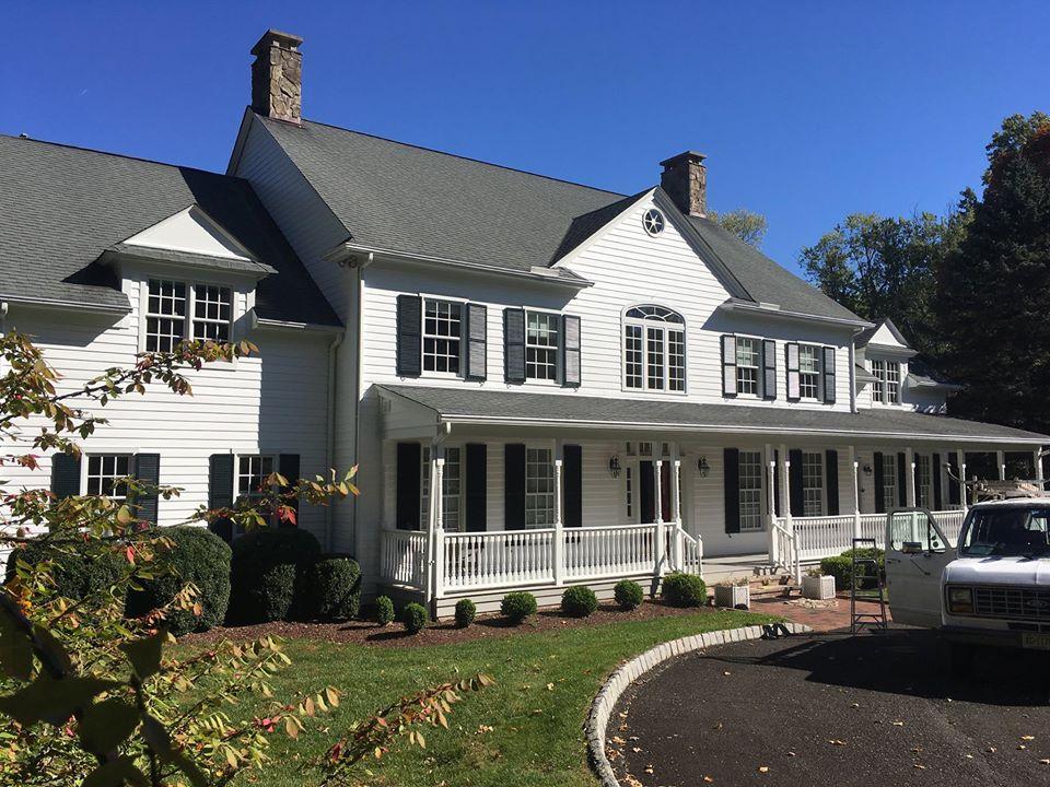 Residential exterior paint job on claremont rd in bernardsville nj 07924