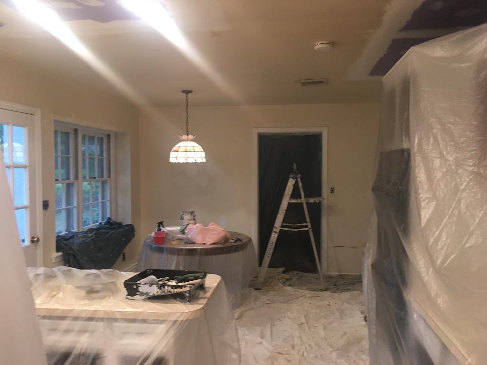 Residential interior painting on beech dr in morris plains nj