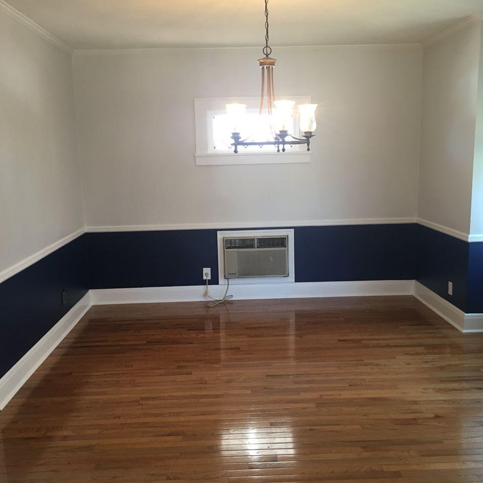 Interior residential painting on pawnee ave in lake hiawatha nj